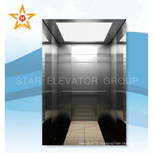 Mirror etching stainless passenger lift from China